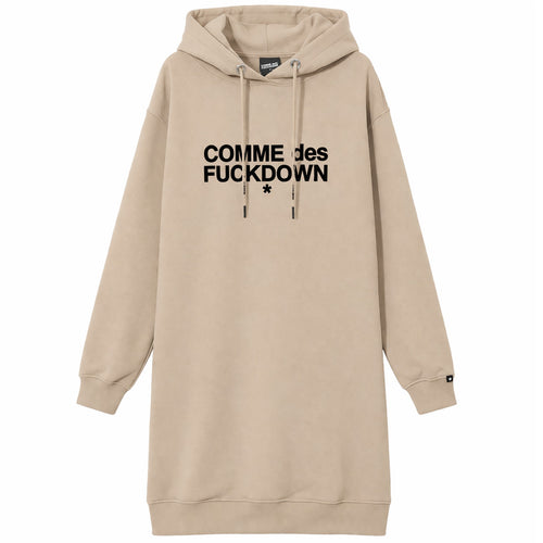 Comme Des Fuckdown Dress Sweatshirt Beige