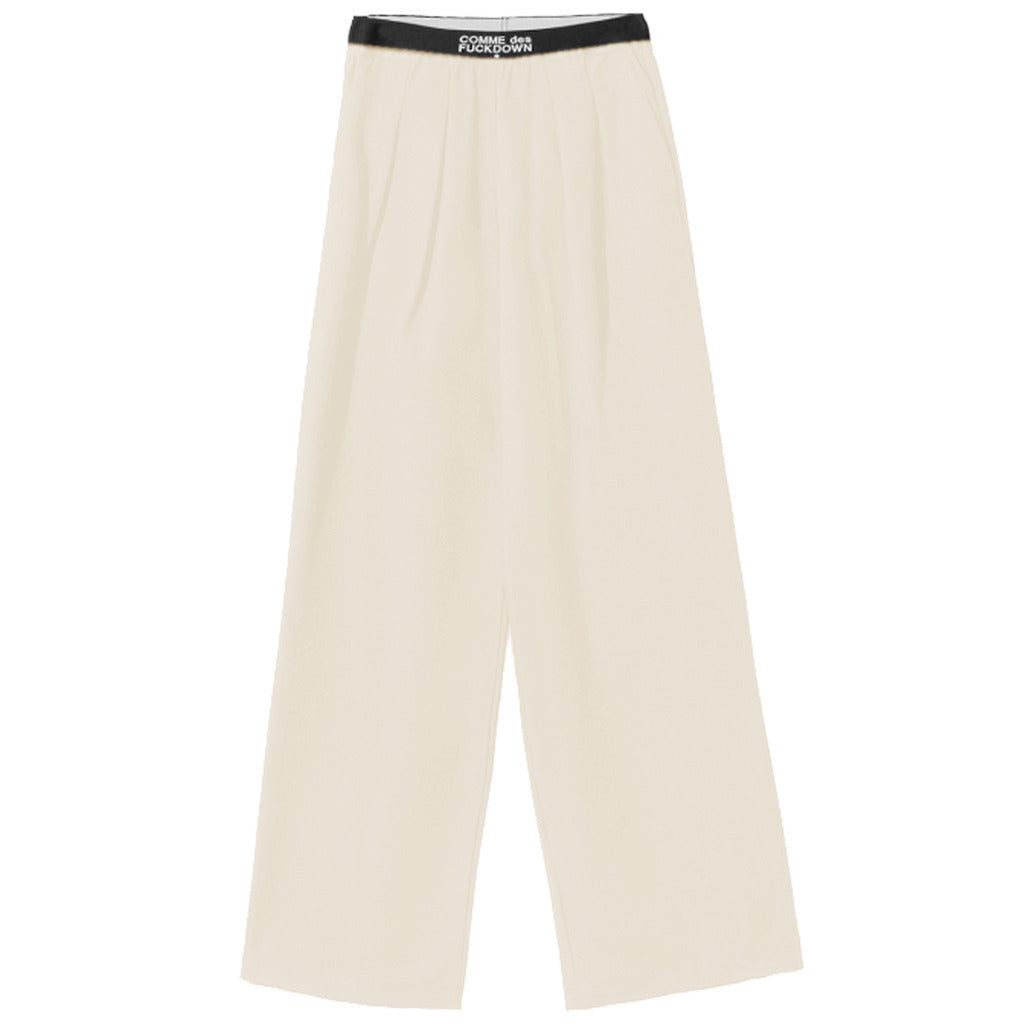 Comme Des Fuckdown Trousers Palazzo Beige