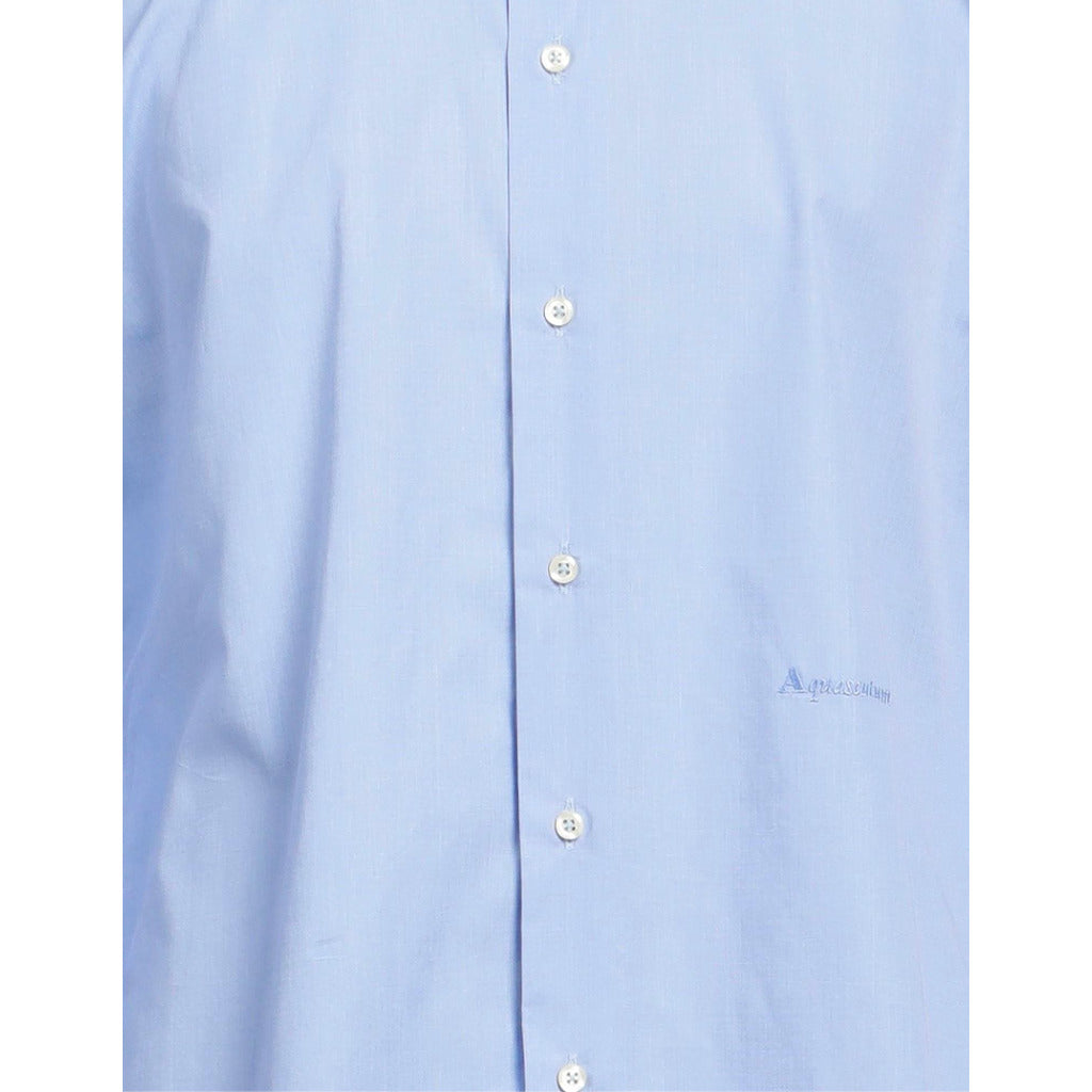 Aquascutum Cotton Shirt Light Blue — view 4
