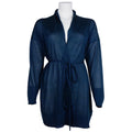 Alpha Studio Viscose Dress Cardigan Oltremare