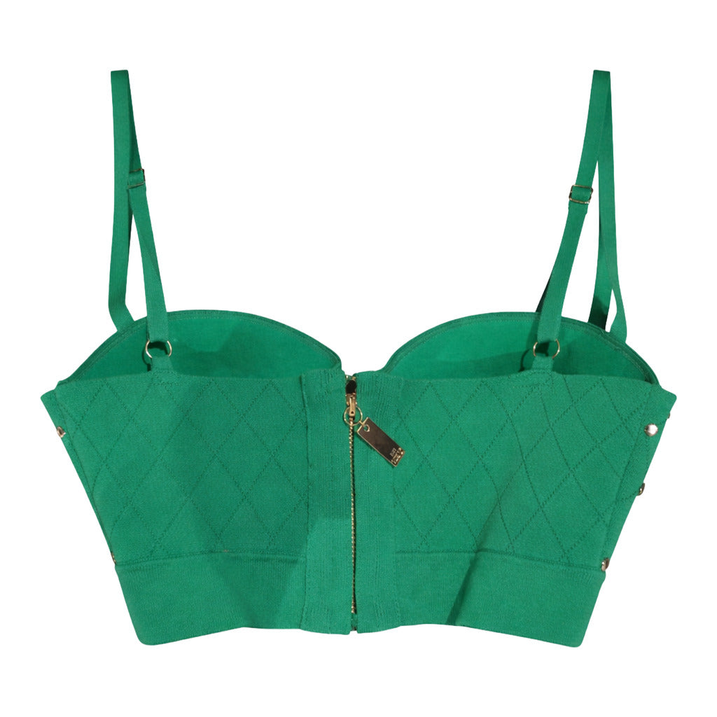 Elisabetta Franchi Top Borchiato — view 3