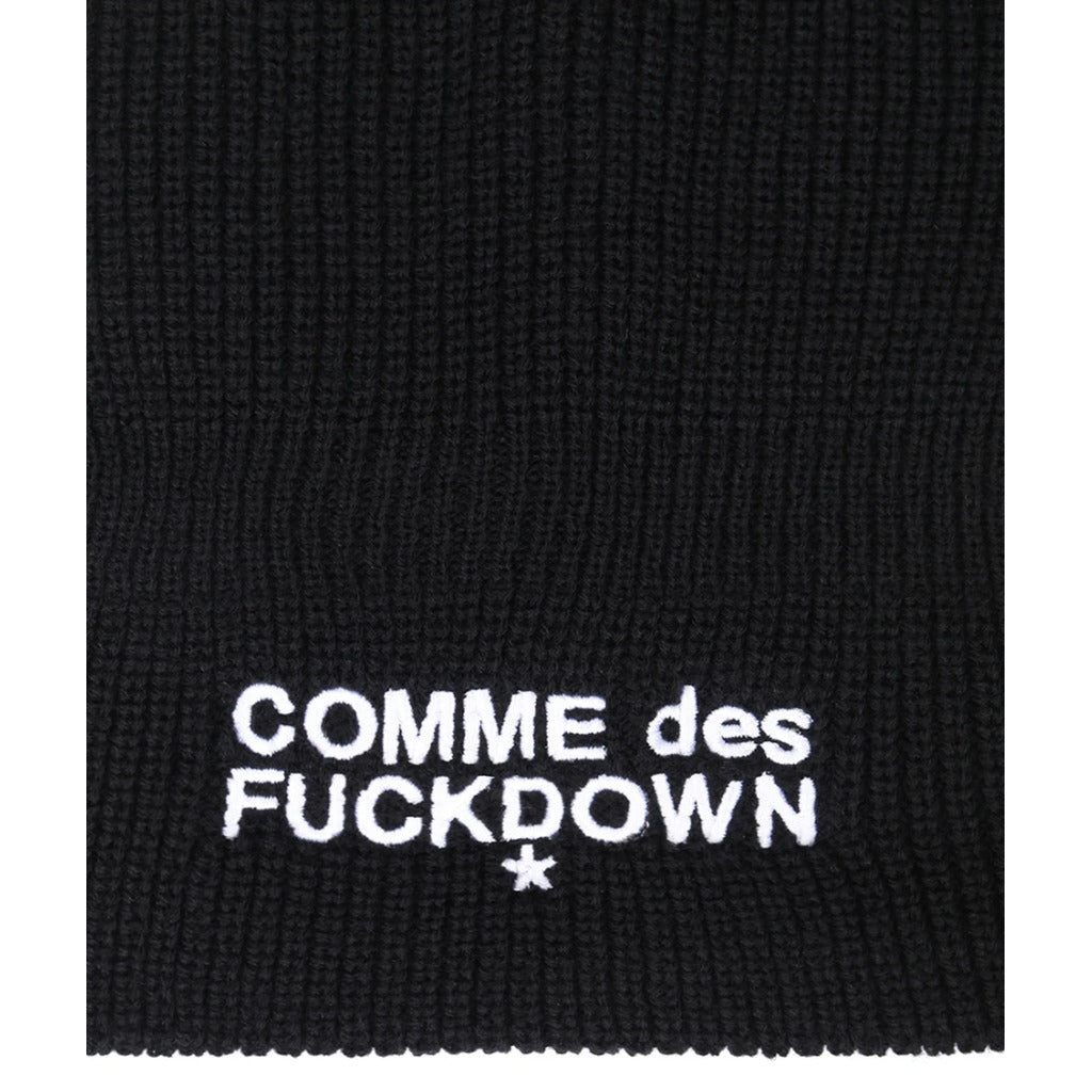 Comme Des Fuckdown Passamontagna Sweater Black — view 4
