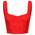 Pinko Linen Titone Top Rosso