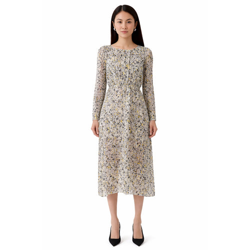Patrizia Pepe Dress Abstract Camu Print