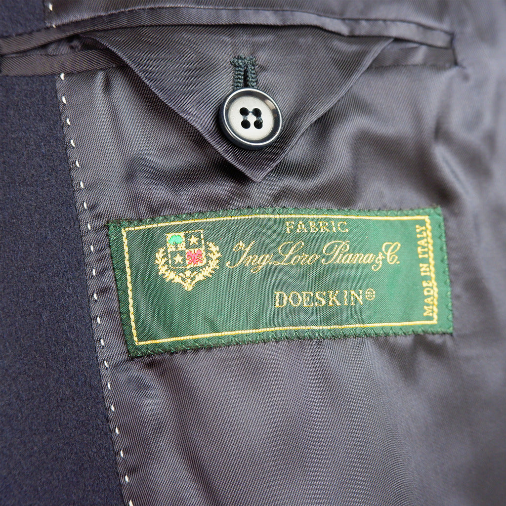 Loro Piana Wool Jacket Gold Blue — view 4