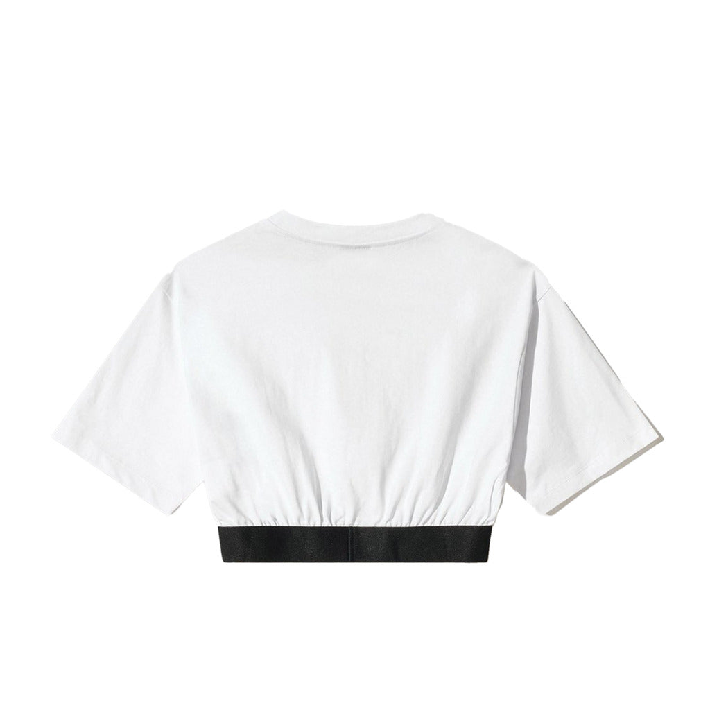 Comme Des Fuckdown T-Shirt Elastico Logato White — view 2