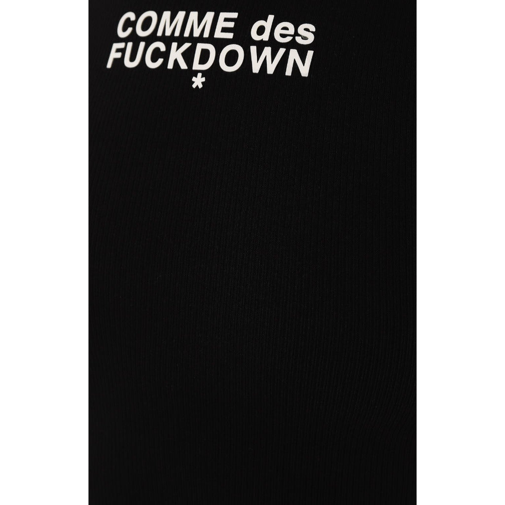 Comme des Fuckdown Cotton T-Shirt Black