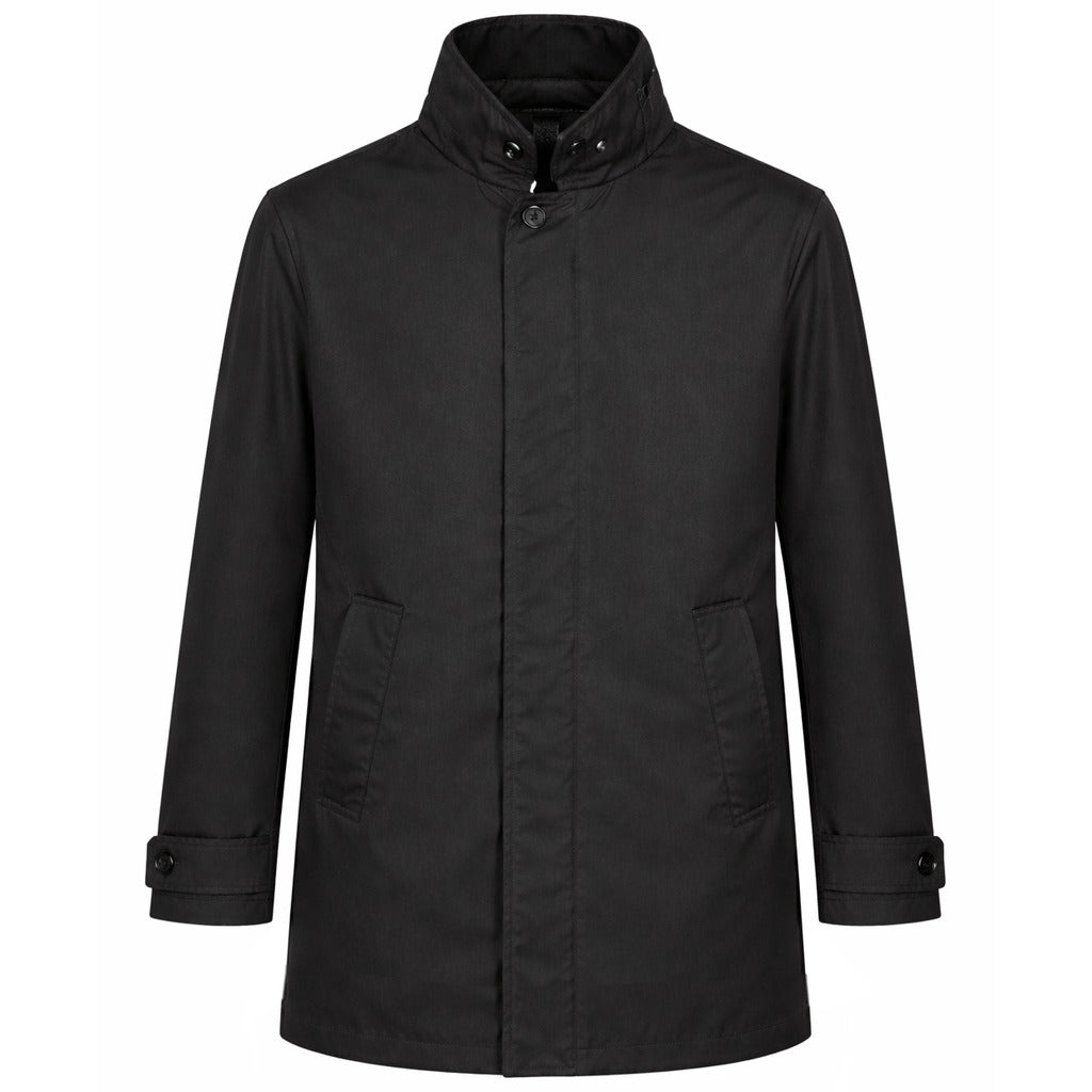 Loro Piana Wool Jacket Antipioggia Nera Gray