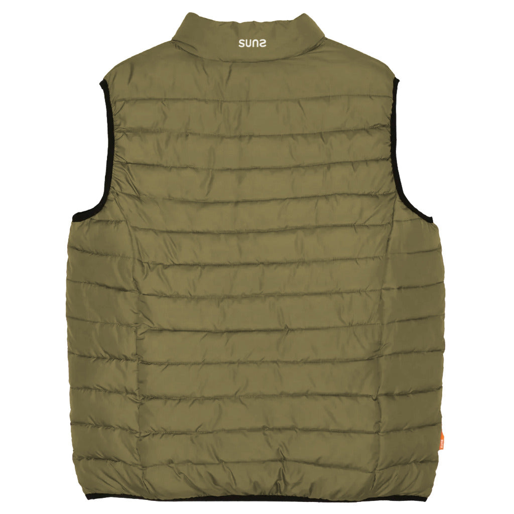 Suns Quilted Vest Army Green — view 2