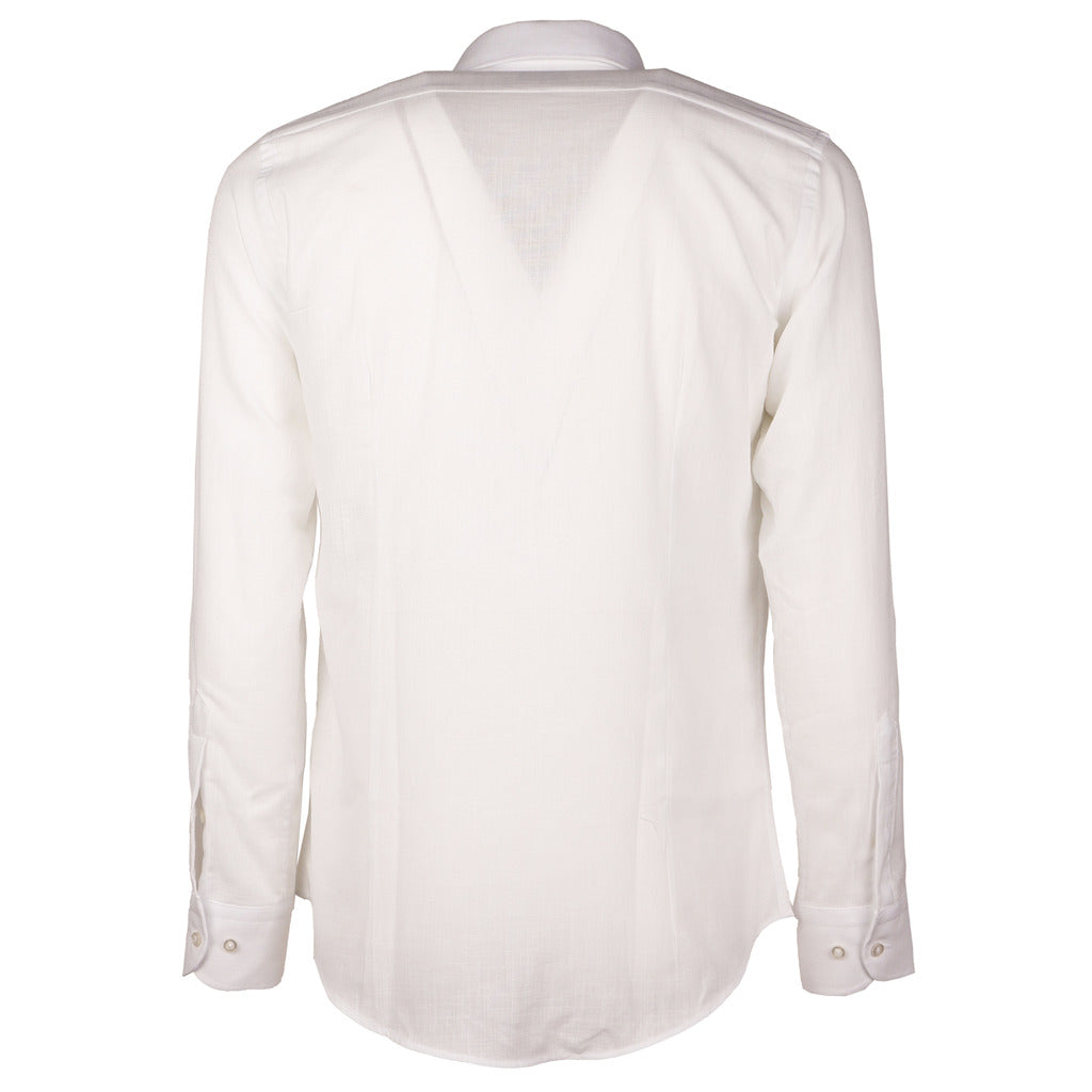 100% Milano Cotton Shirt White — view 2