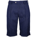 Loro Piana Linen Shorts Summertime Lino Navy