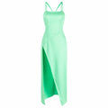 The Attico Dress Lungo Green