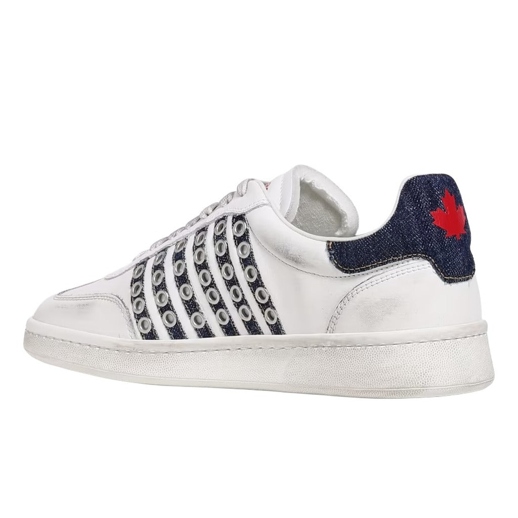 Dsquared2 Calfskin Underwear Sneaker White — view 2
