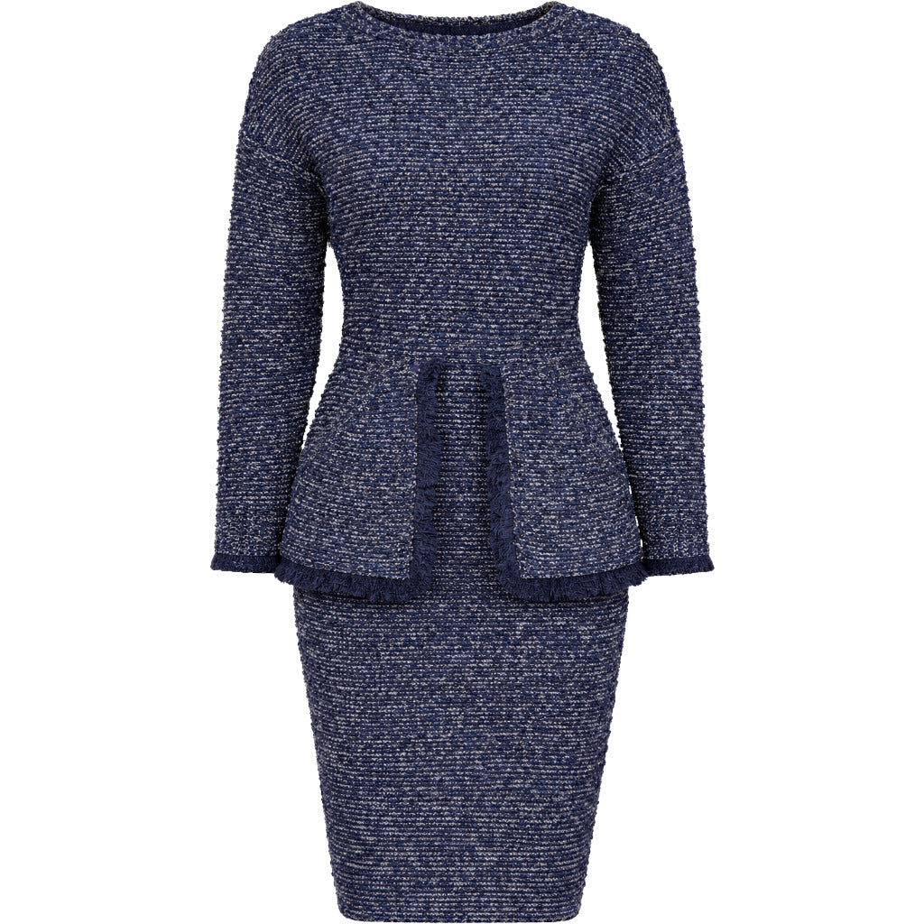 Elisabetta Franchi Dress Blue Taglio Vivo