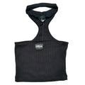 Comme Des Fuckdown Top Nero Con Etichetta