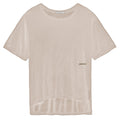 Hinnominate Women'S Oversized T-Shirt In Modal With Rounded
