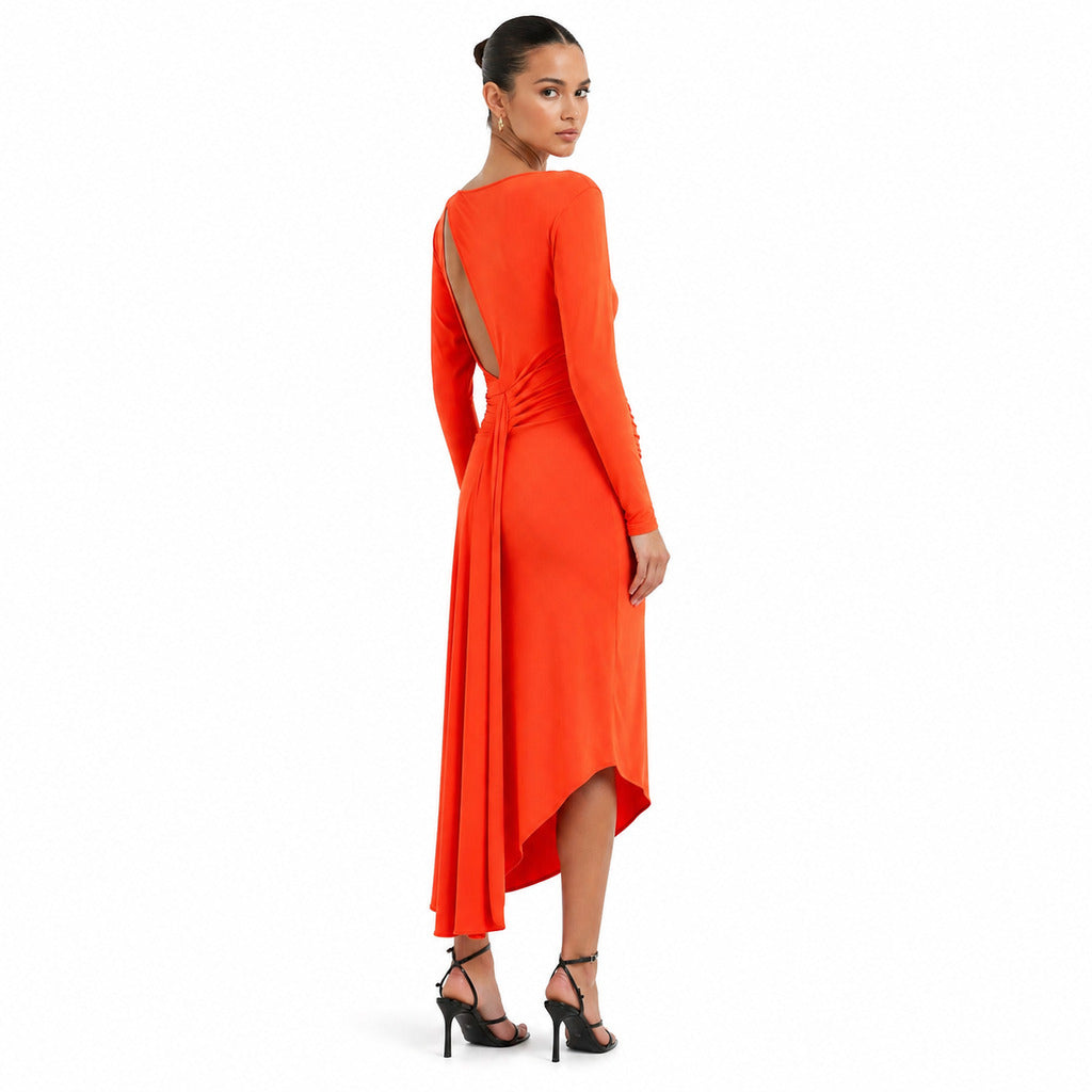 Patrizia Pepe Dress Intense Orange — view 2