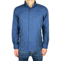 100% Milano Cotton Shirt Blue