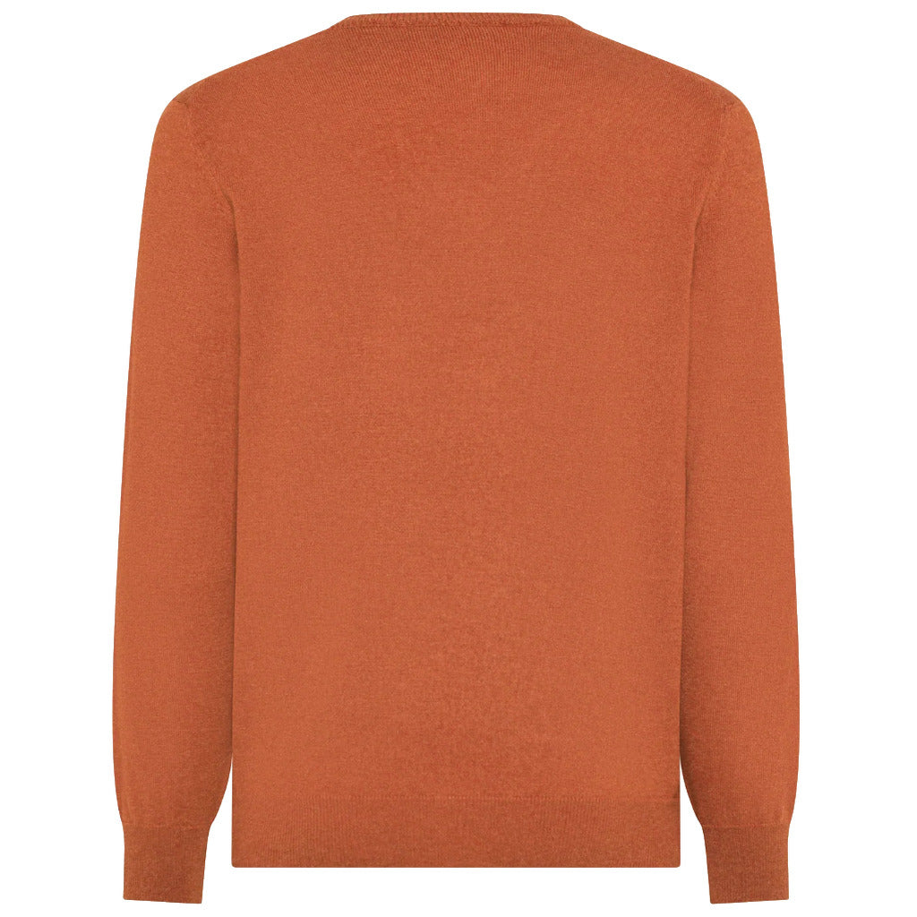 Emilio Romanelli Cashmere Sweater Salmon Orange — view 3