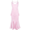 The Attico Dress Lungo Pink