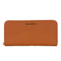 Baldinini Leather Wallet, Zipper Closure, Brand Logo On