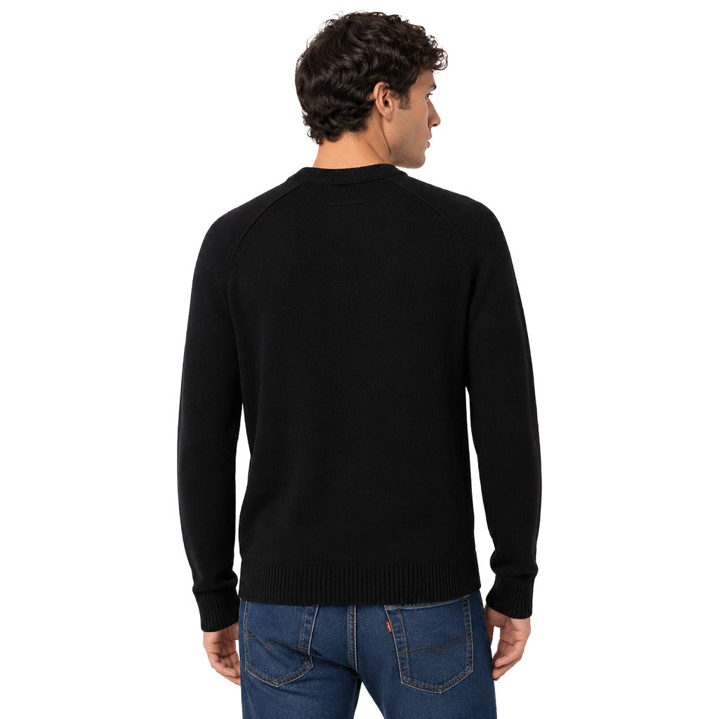 Parajumpers Cotton Sweater Crewneck Black — view 2