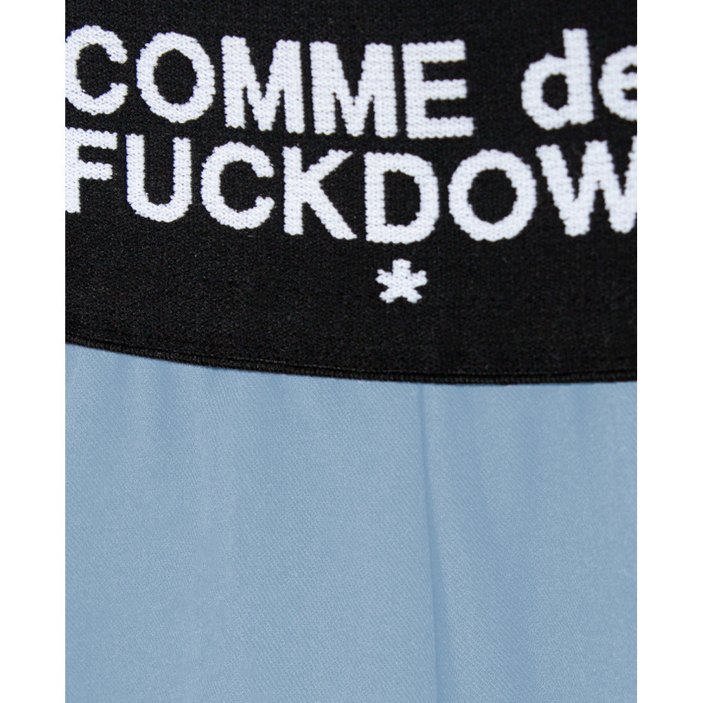 Comme Des Fuckdown Trousers Palazzo Azzurri — view 5