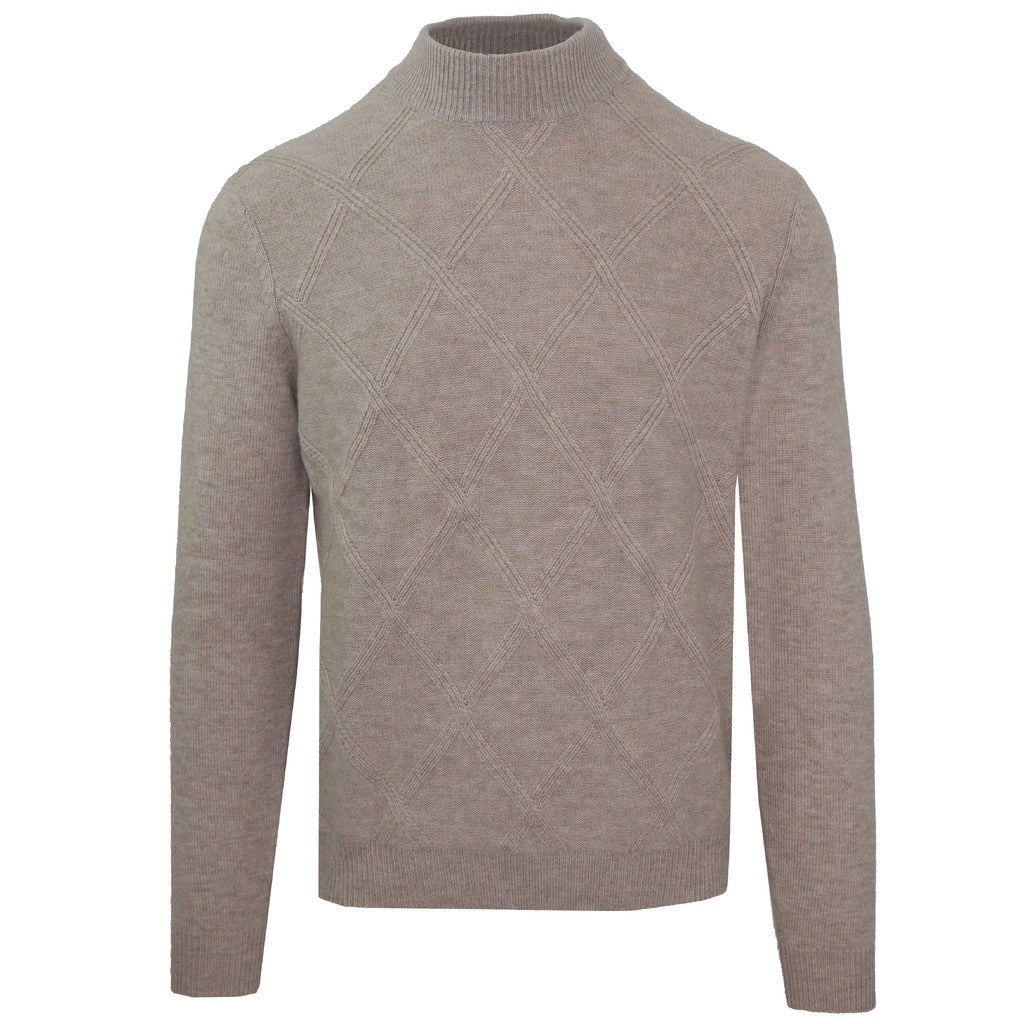 Malo Men'S Turtleneck In Wool And Cashmere With