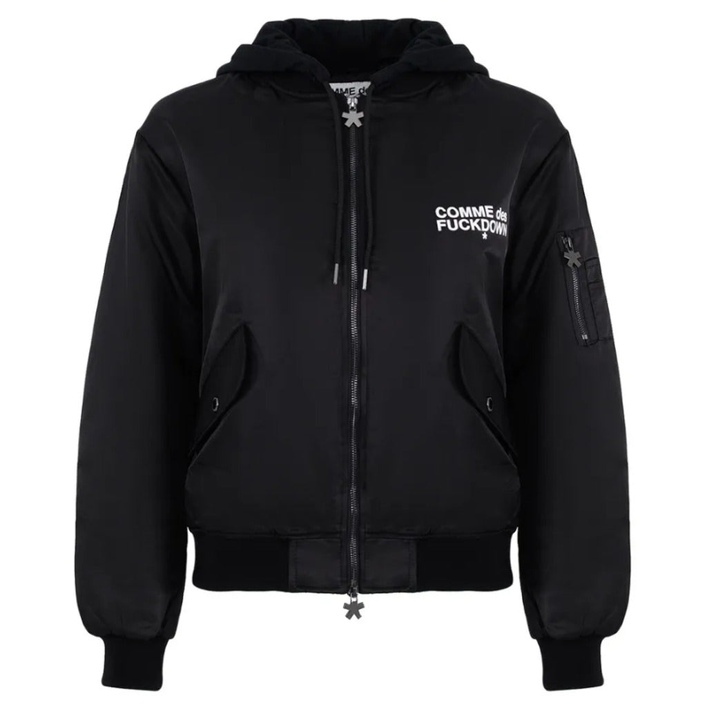 Comme Des Fuckdown Nylon Jacket Bomber Nera