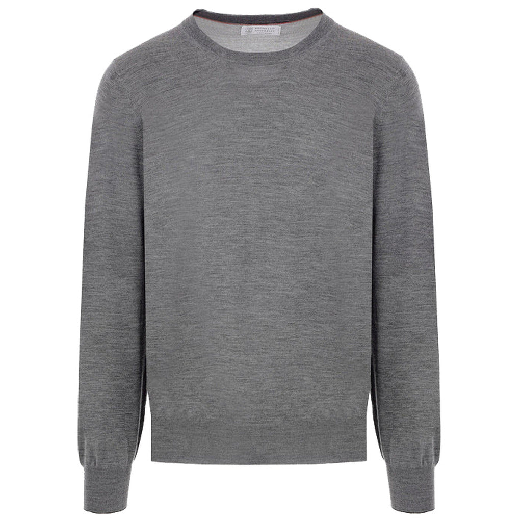 Brunello Cucinelli Cashmere Sweater Grey