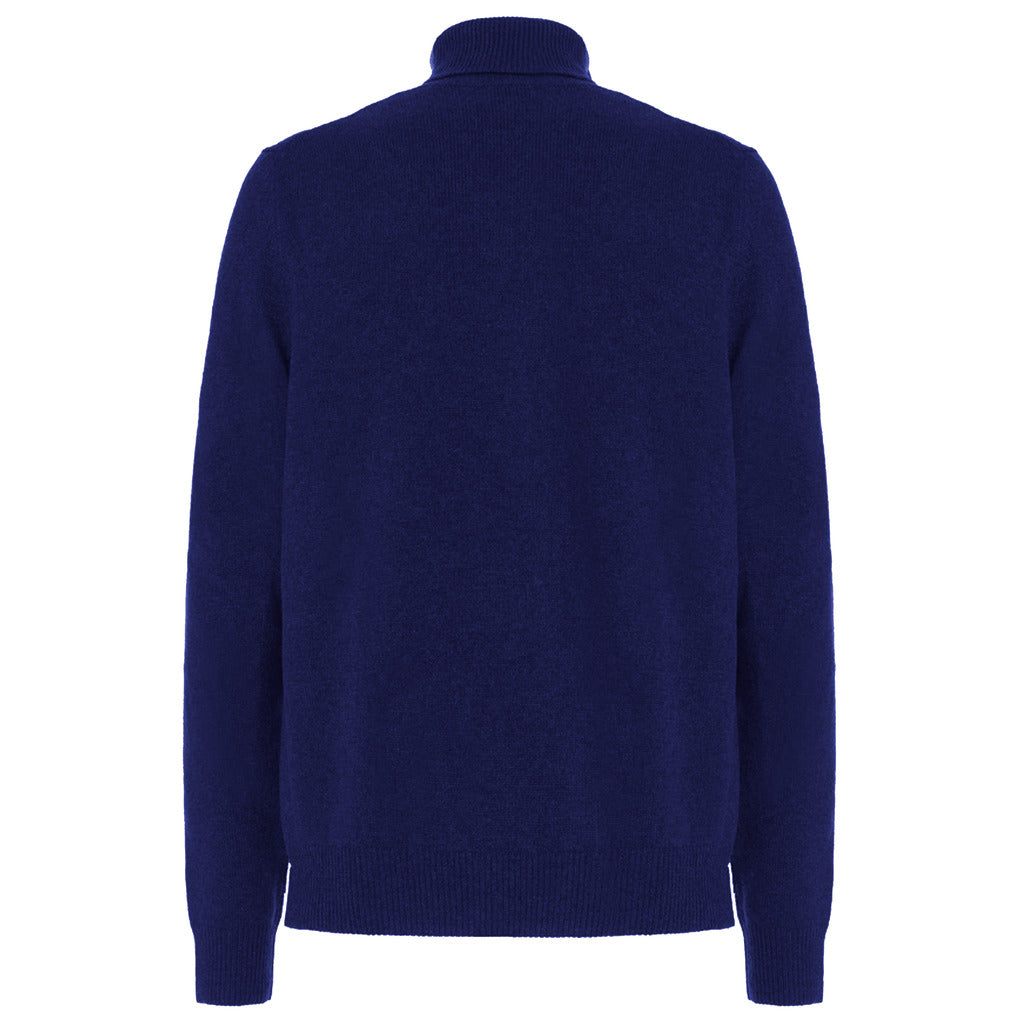 Malo Wool Dolcevita Misto Cashmere Navy — view 2