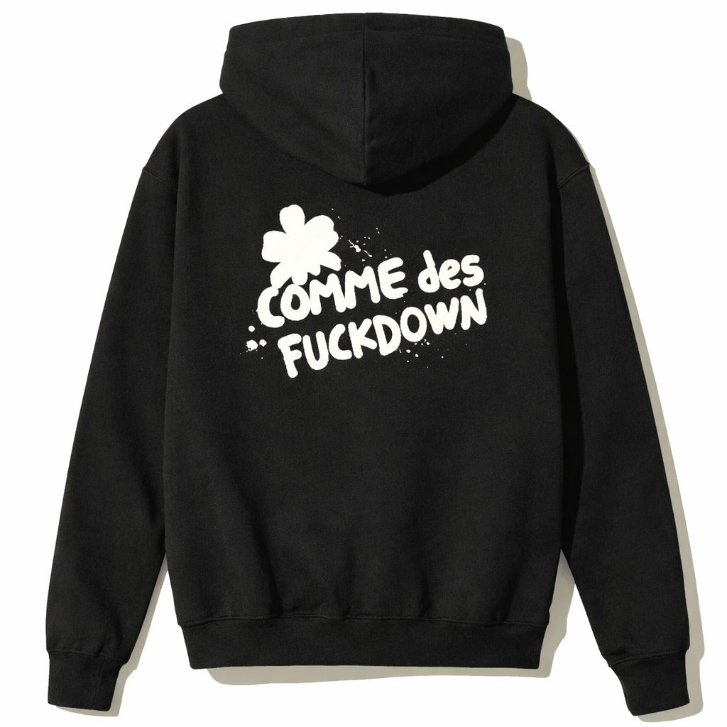 Comme Des Fuckdown Sweatshirt Hooded Tasca — view 2