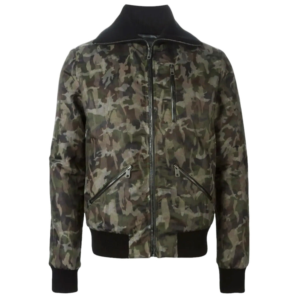 Dolce & Gabbana Cotton Jacket Camouflage