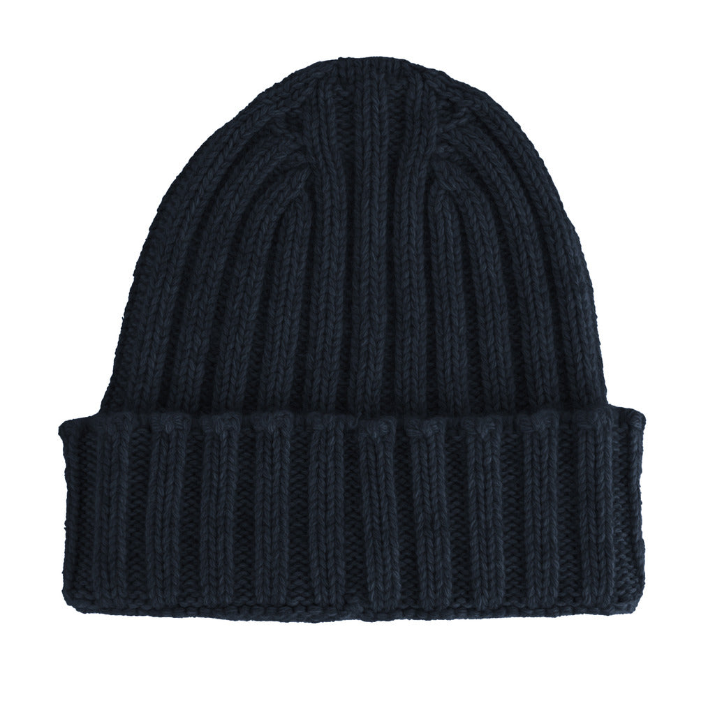 100% Cashmere Beanie In Cashmere — view 2