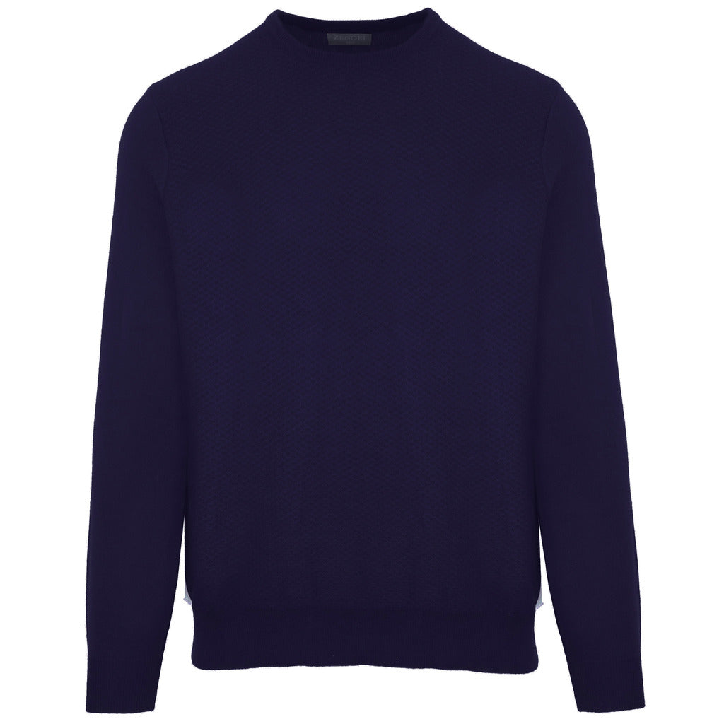 Malo Wool Paricollo Misto Cashmere Navy