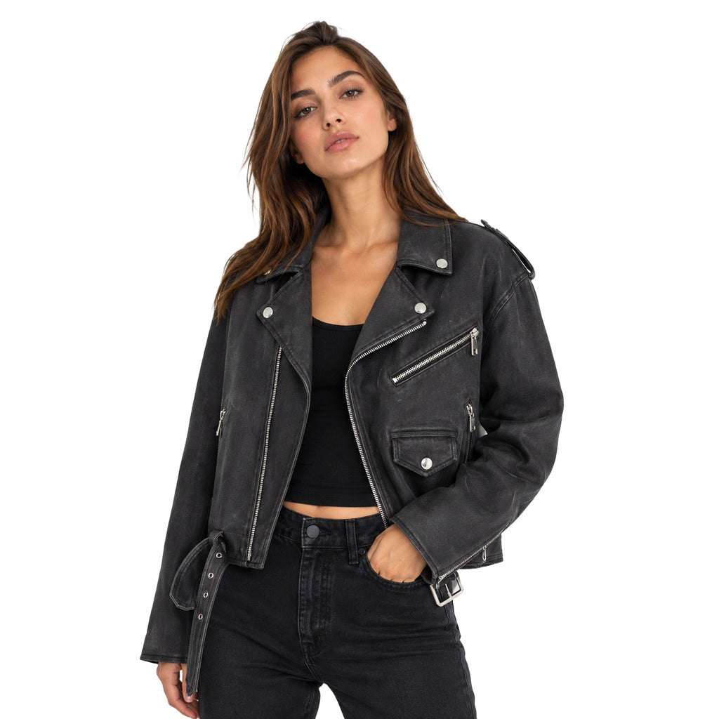 Dolce & Gabbana Cotton Jacket Cropped Grey