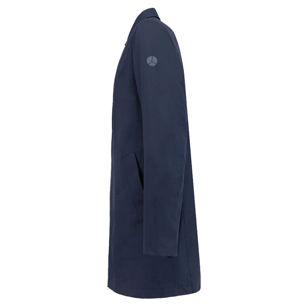 People Of Shibuya leather Coat Blue — view 3