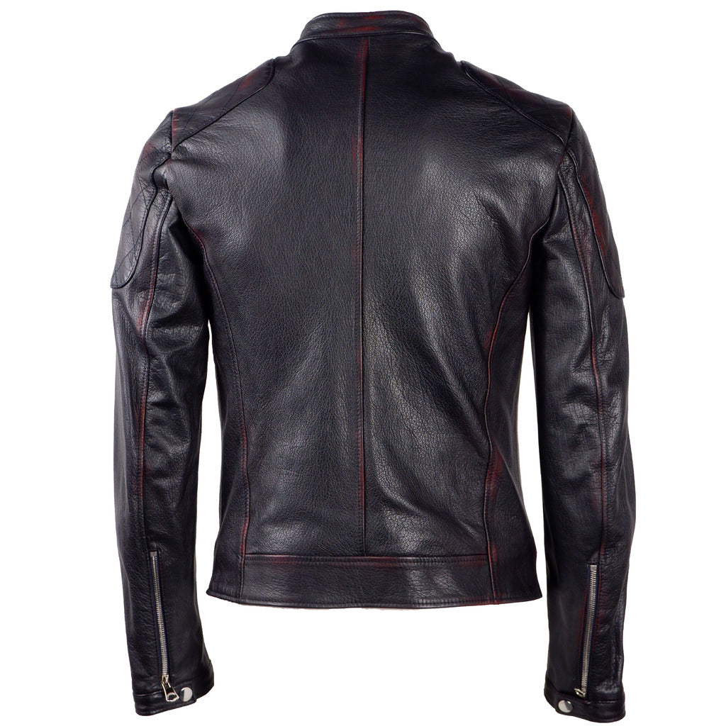 Dolce & Gabbana Leather Jacket Black — view 2