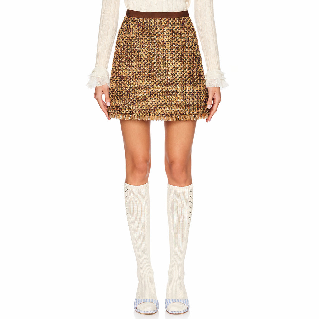 Valentino Garavani Skirt Brown — view 2