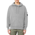 C.P. Company Cotton Sweatshirt Diagonal Goggles Grey