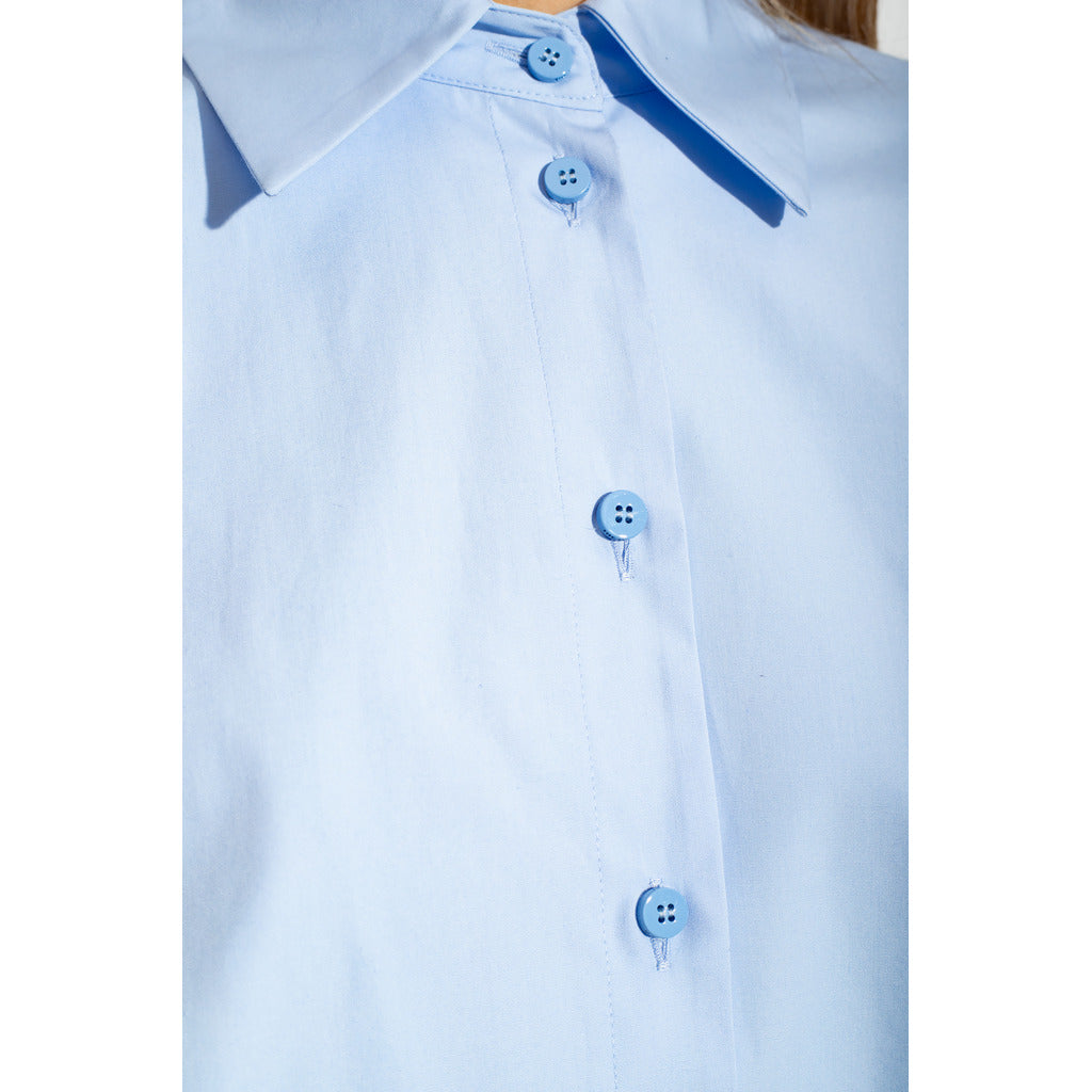 The Attico Dress Blue Light Blue — view 3