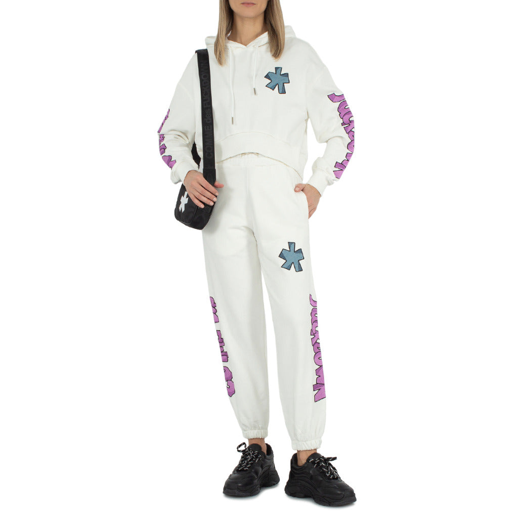 Comme Des Fuckdown Cotton Trousers Sweatshirt Ricamo — view 5