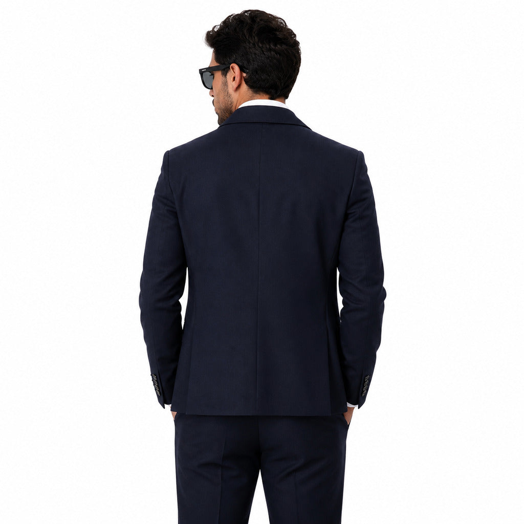 Dolce & Gabbana Cotton Jacket Double-Breasted Blue — view 2