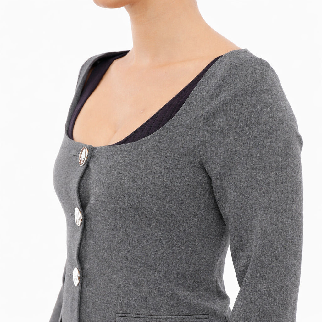 The Attico Jacket Grey — view 3