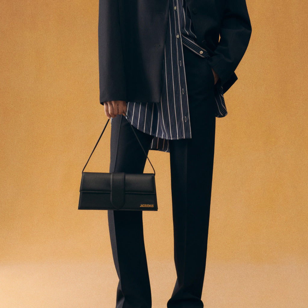 Jacquemus Leather Le Grand Bambino Long Gold — view 6