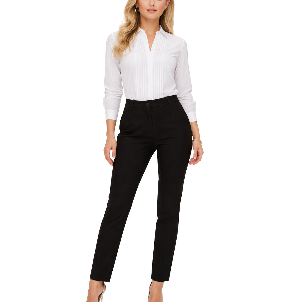 Pinko Viscose Pantalone Bello Black