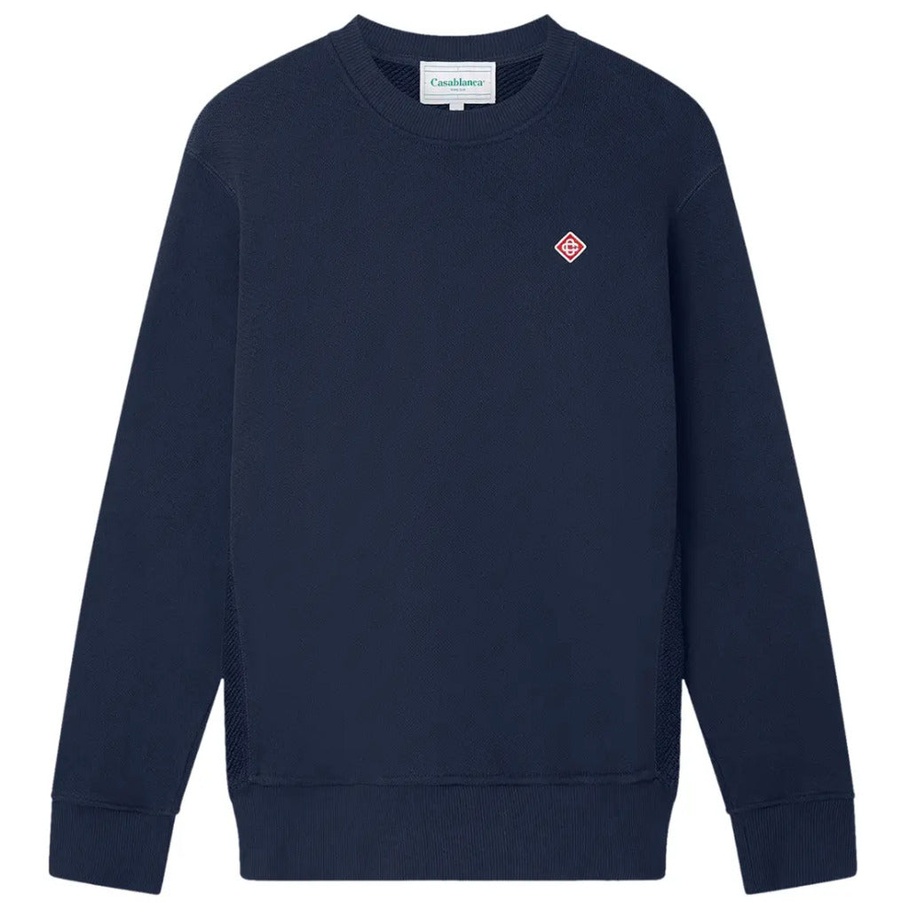 Casablanca lounge crew logo sweatshirt, blue