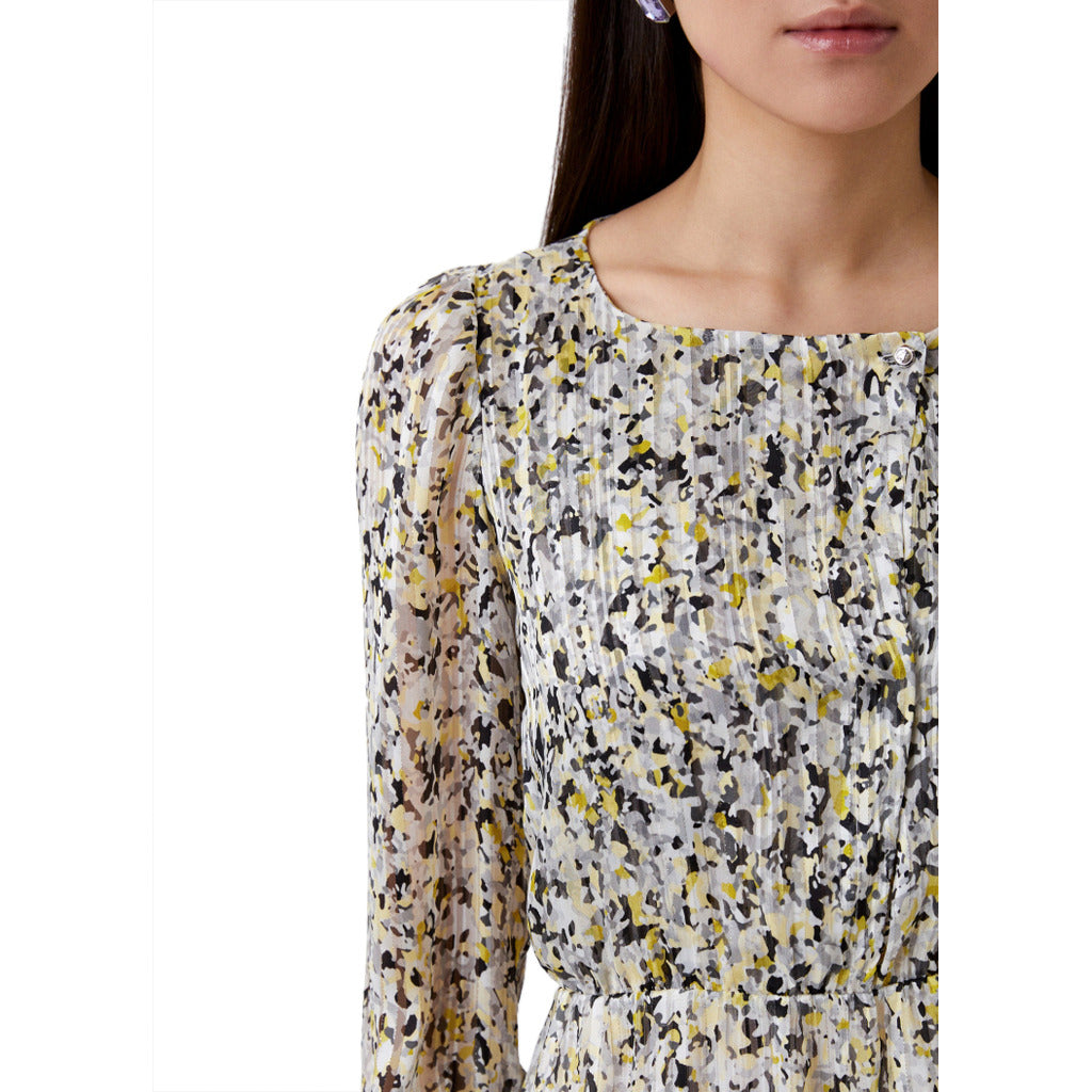 Patrizia Pepe Dress Abstract Camu Print — view 4