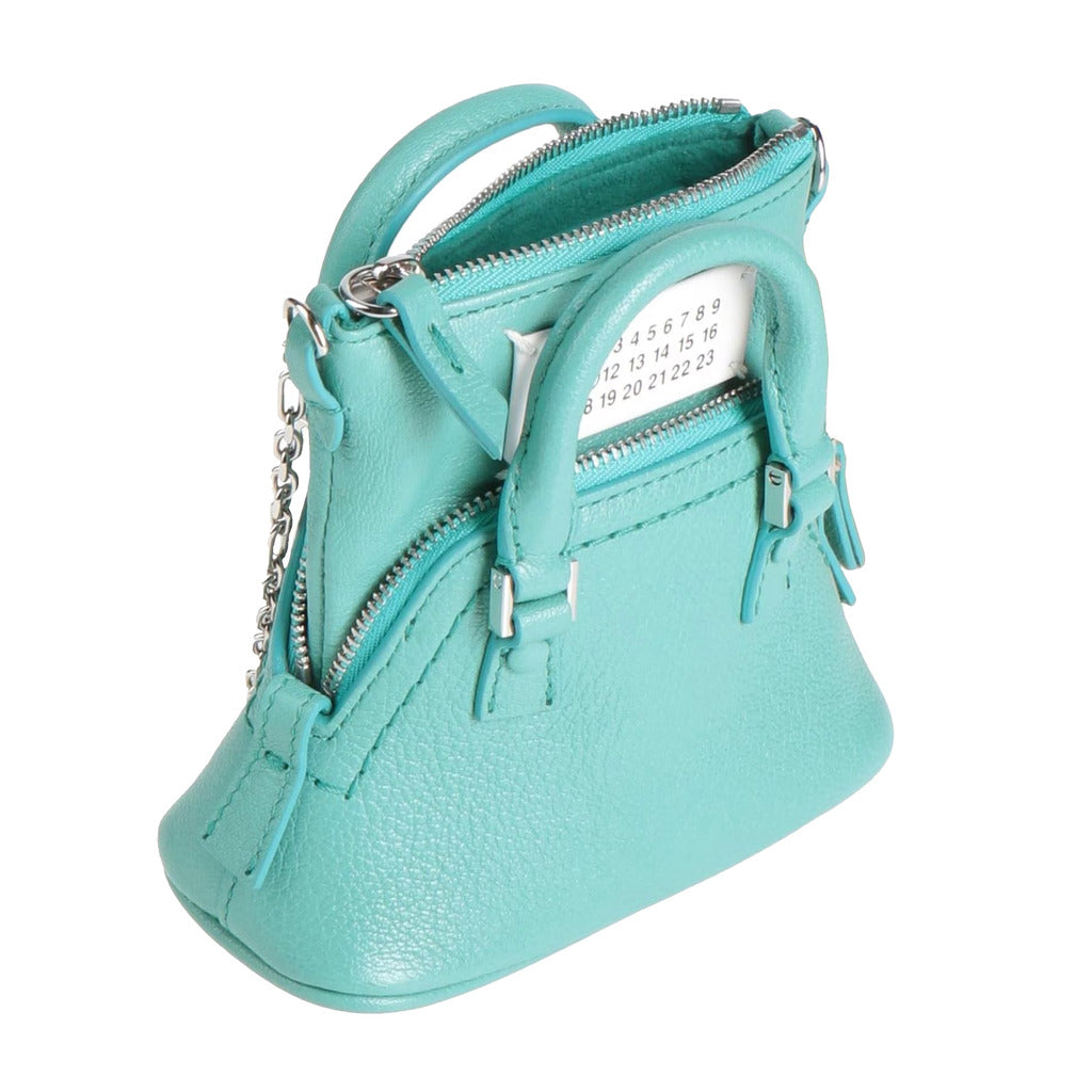 Maison Margiela Leather Crossbody Bag Sky Blue Light Blue — view 2