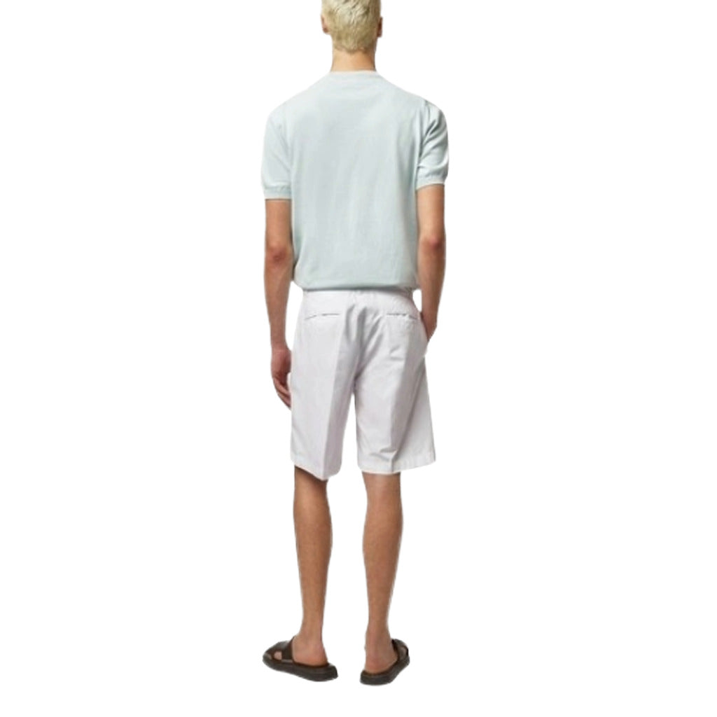 Alpha Studio Cotton Bermuda Bianchi White — view 3